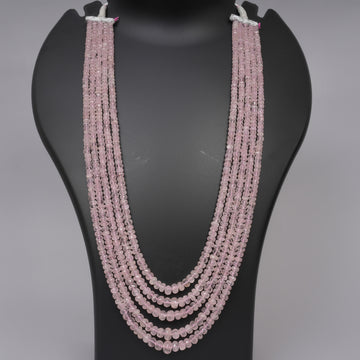 Natural Morganite Faceted Beads