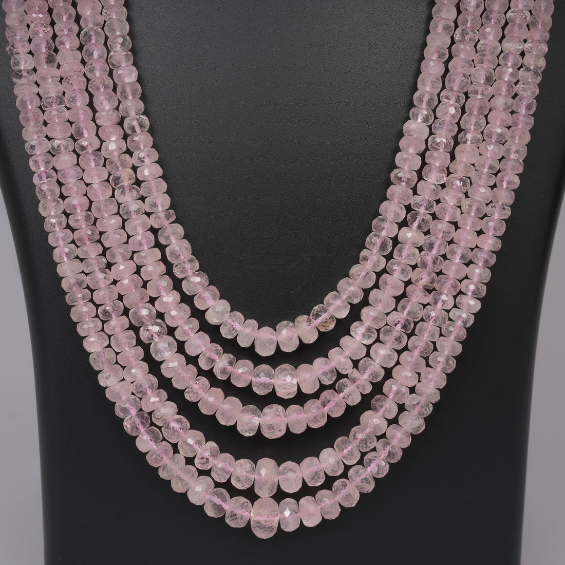 Natural Morganite Faceted Beads