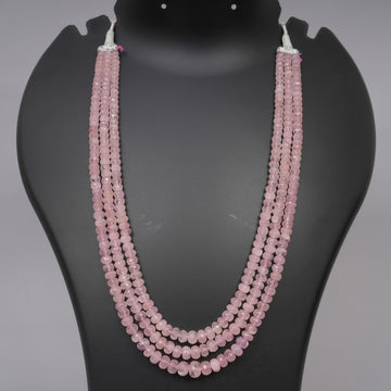 Natural Morganite Faceted Beads