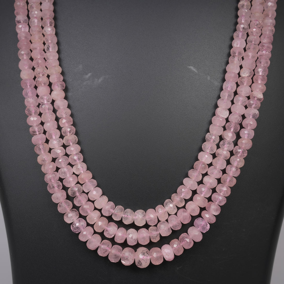 Natural Morganite Faceted Beads