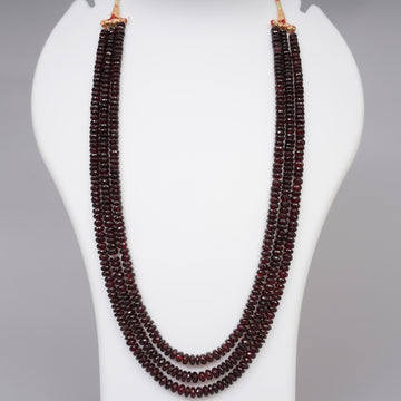 Natural Garnet Faceted Beads