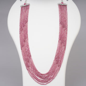 Natural Pink Tourmaline faceted beads