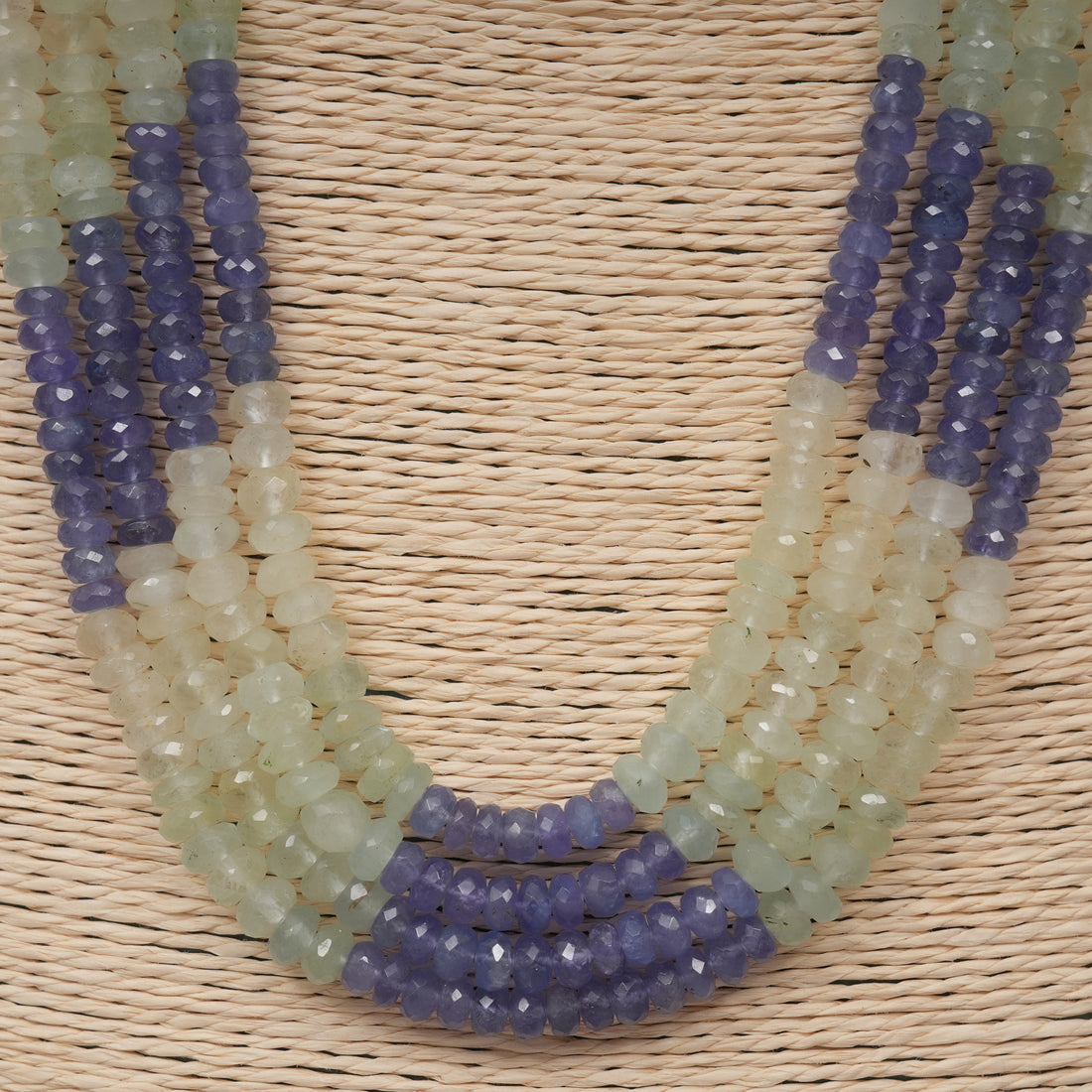 Tanzanite & Aquamarine Faceted Beads