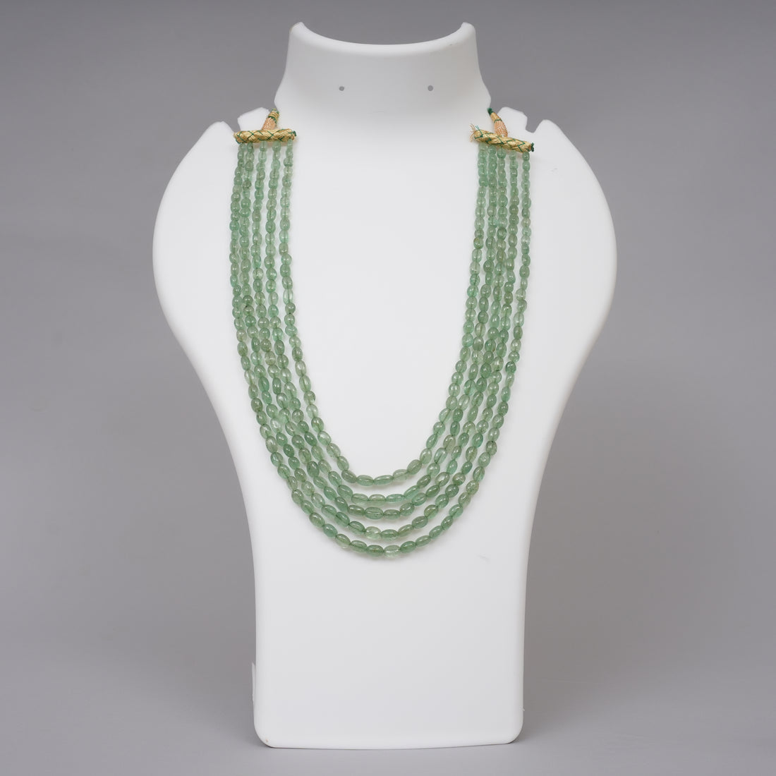 Natural Green Strawberry Quartz Smooth Ovals