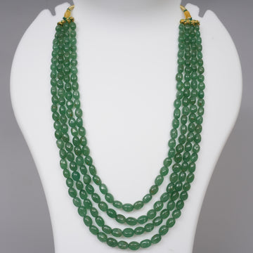 Natural Green Strawberry Quartz Smooth Ovals