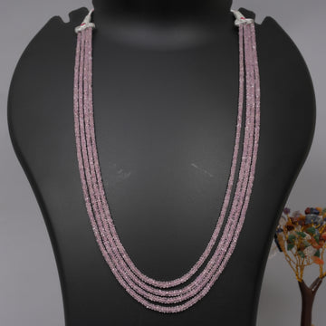 Natural Pink Sapphire Faceted Beads