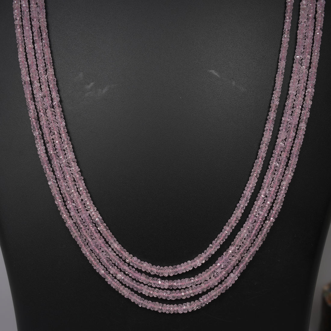 Natural Pink Sapphire Faceted Beads