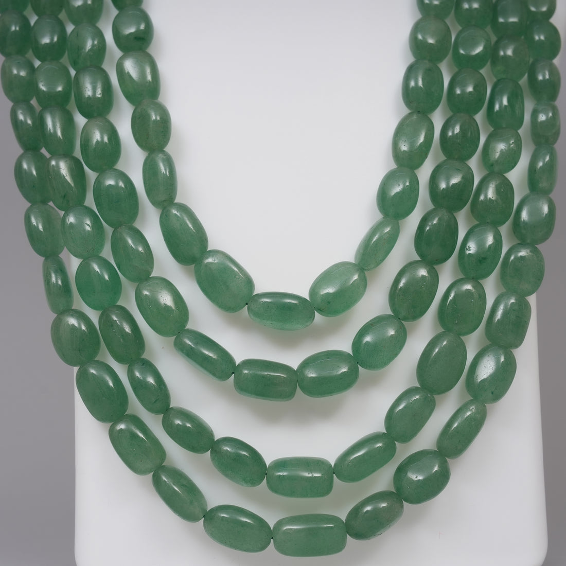 Natural Green Strawberry Quartz Smooth Tumbles