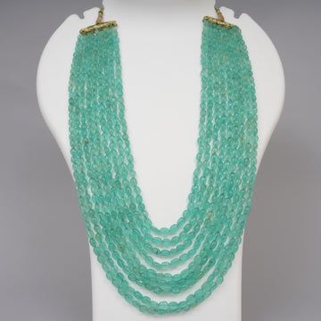 Green Beryl Carved Ovals
