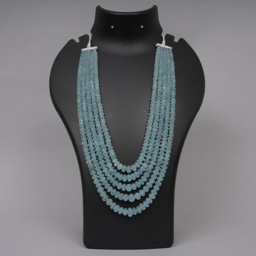 Natural Blue Aquamarine Carved Melons