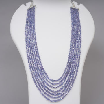Natural Tanzanite Smooth Oval Beads