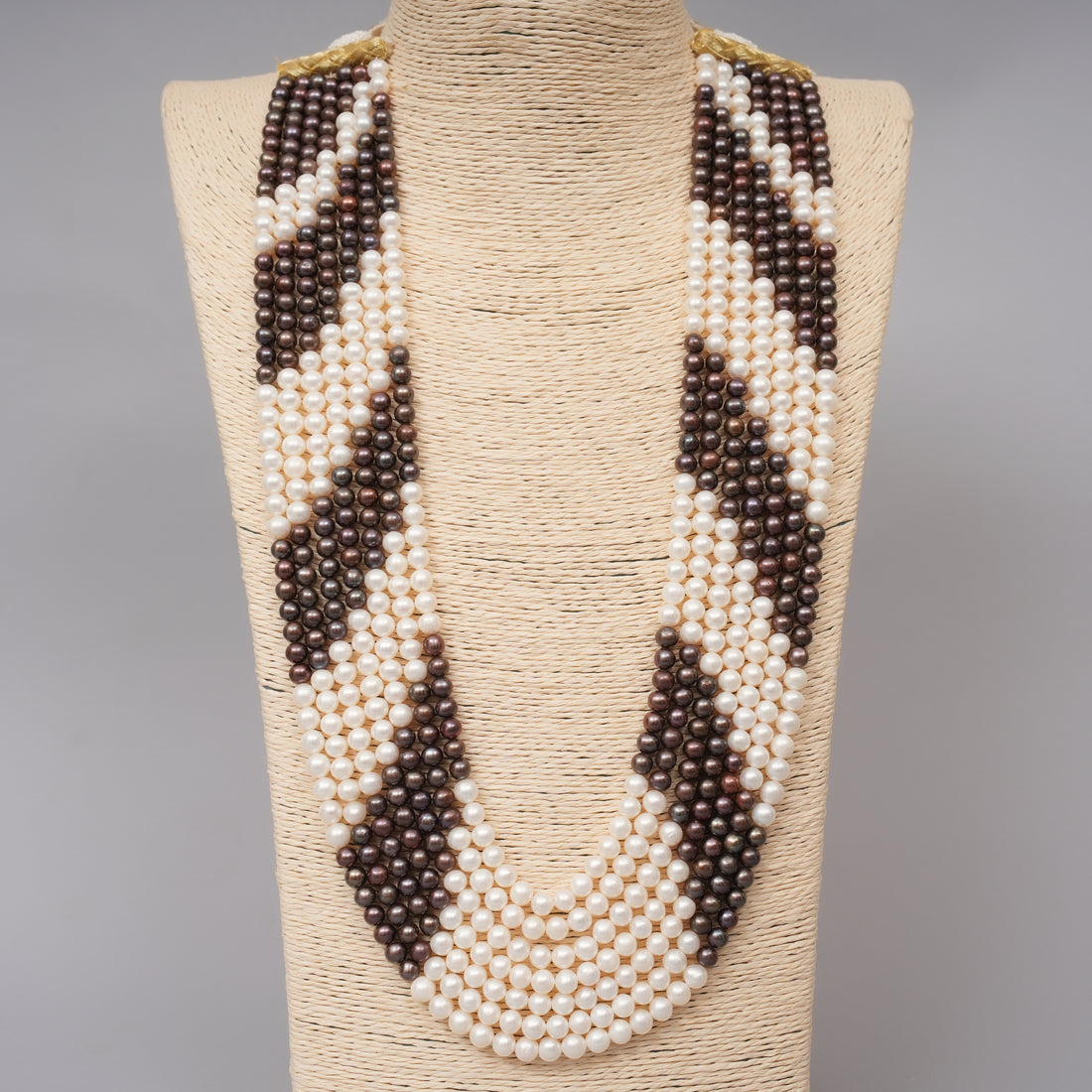 Natural Freshwater Pearl Smooth Round Beads Necklace
