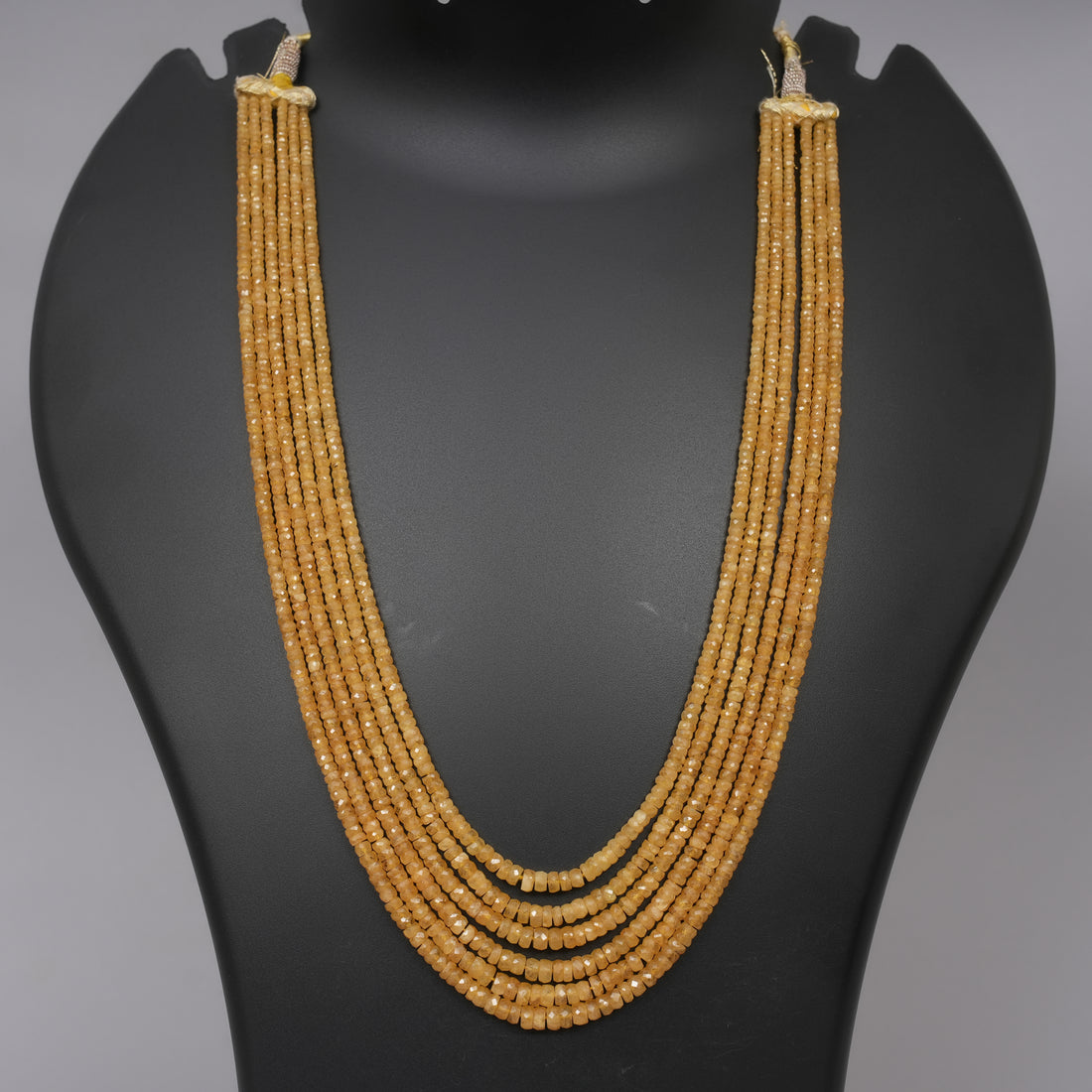 Natural Yellow Sapphire Faceted Beads