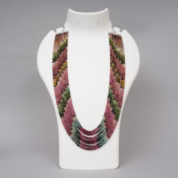 Multi Tourmaline Faceted Beads