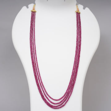 Natural Ruby Faceted Beads