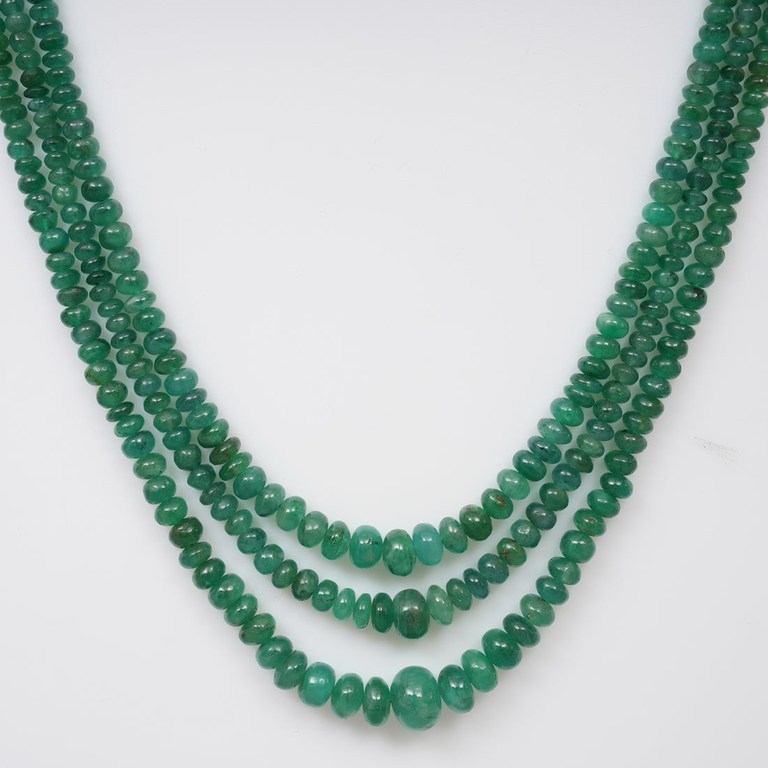 Zambian Emerald Smooth Beads