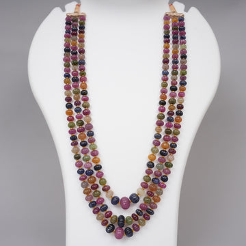 Natural Multi Sapphire Carved Melons