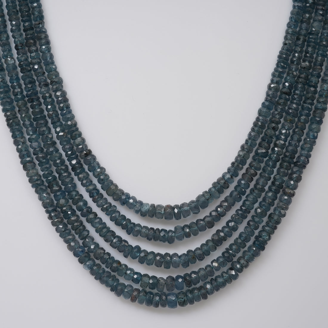 Natural Blue Kyanite Faceted Beads