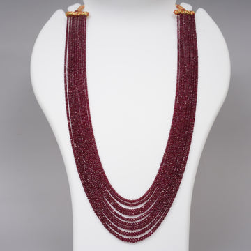 Natural Ruby faceted beads