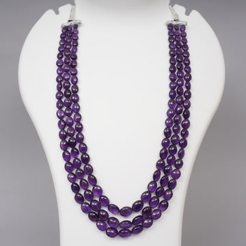 Natural Amethyst smooth ovals