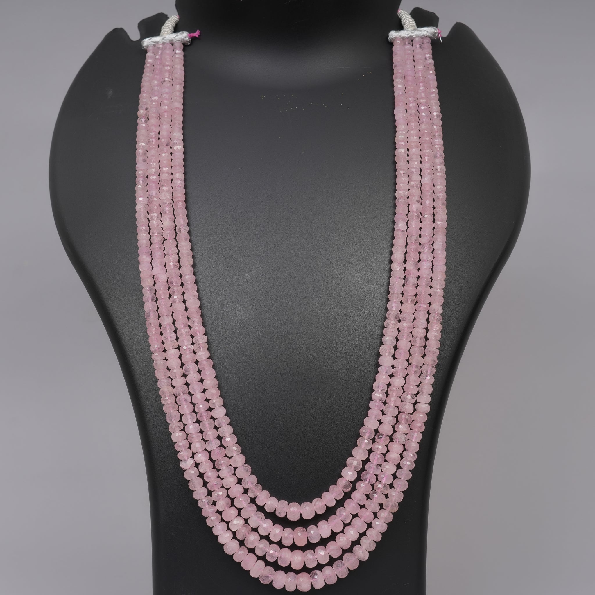 Natural Morganite Faceted Beads