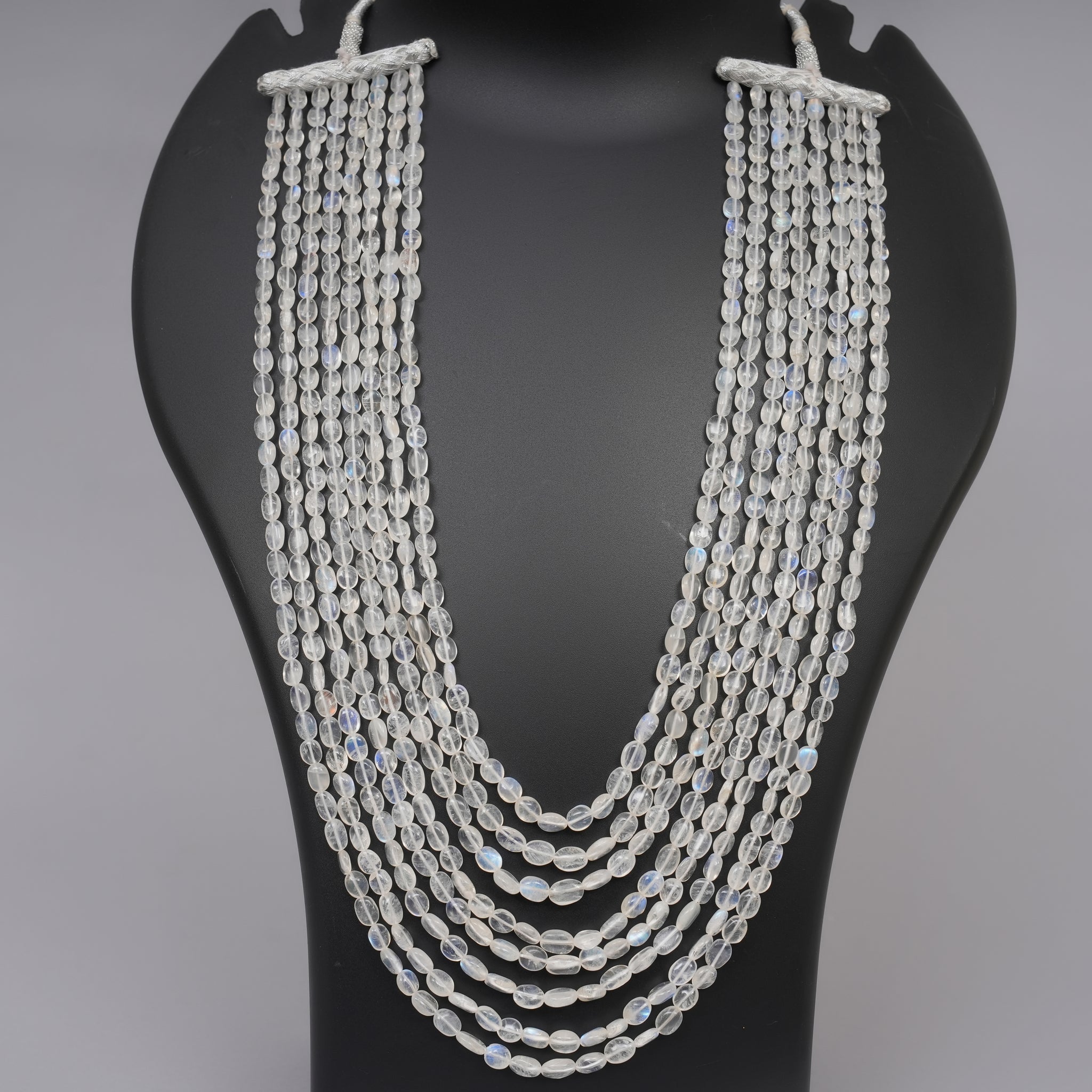Natural Rainbow Moonstone smooth ovals
