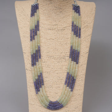 Tanzanite & Aquamarine Faceted Beads