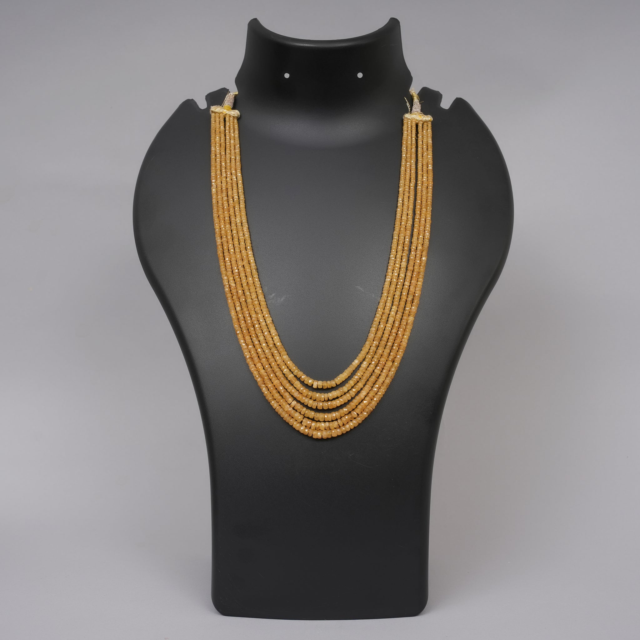 Natural Yellow Sapphire Faceted Beads