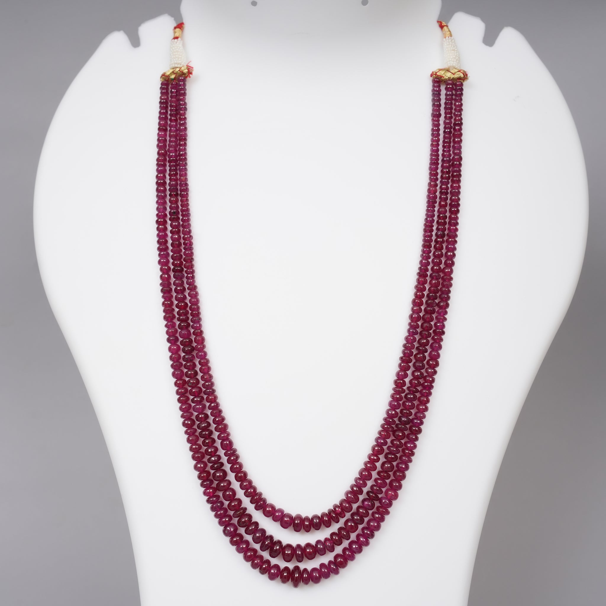 Natural Ruby Smooth Beads