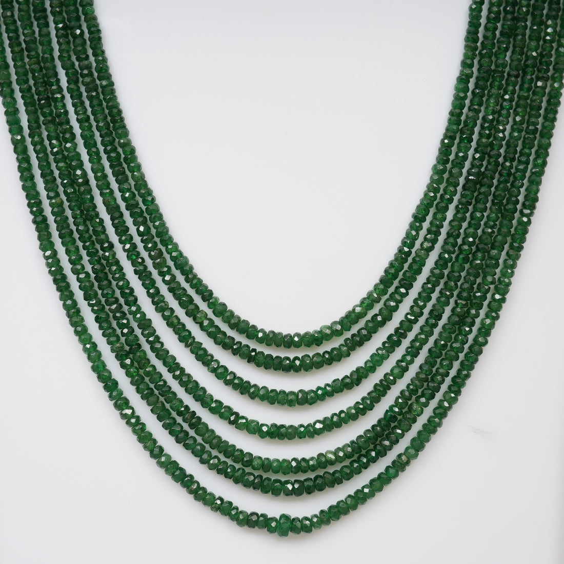 Natural Tsavorite Garnet Faceted Beads