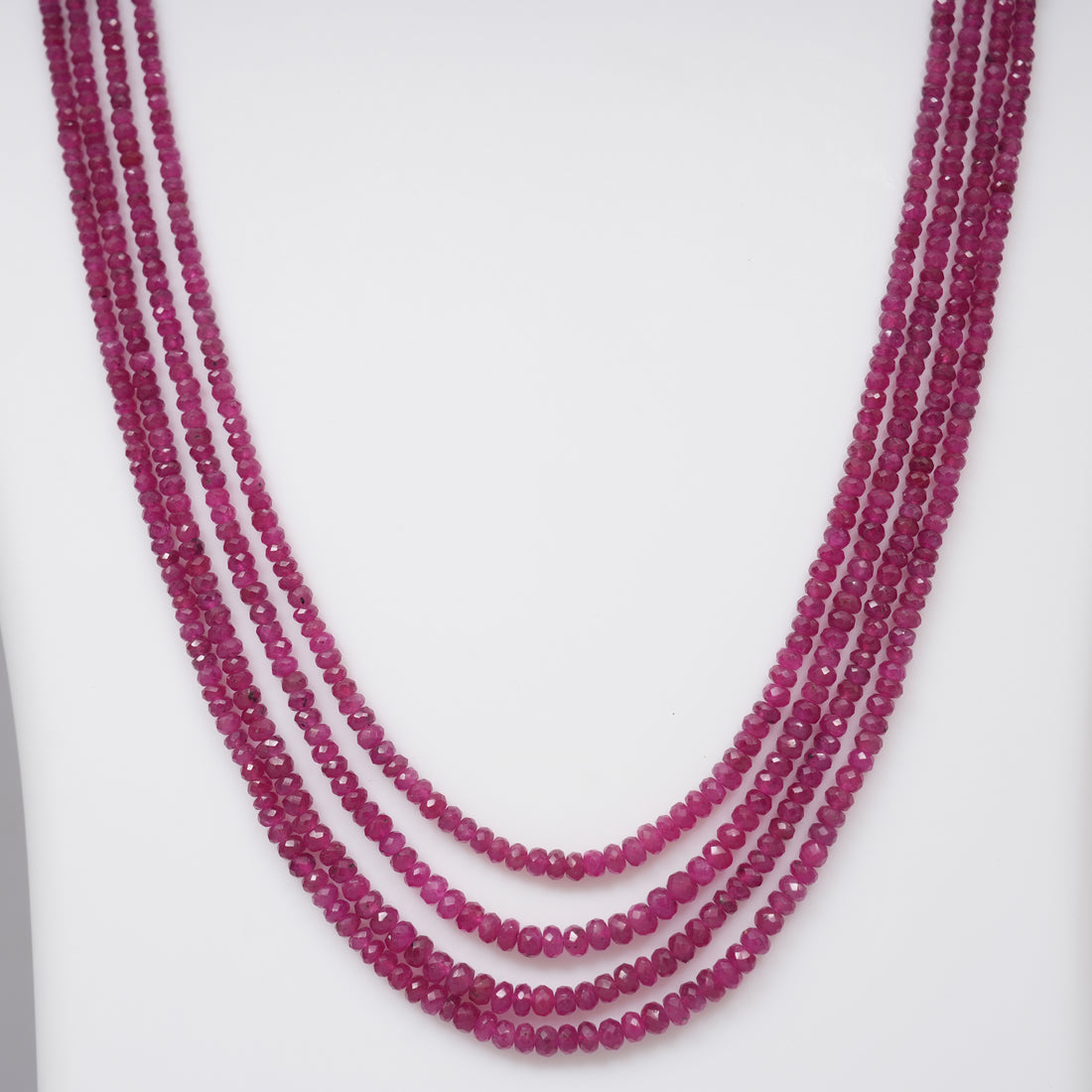 Natural Ruby Faceted Beads