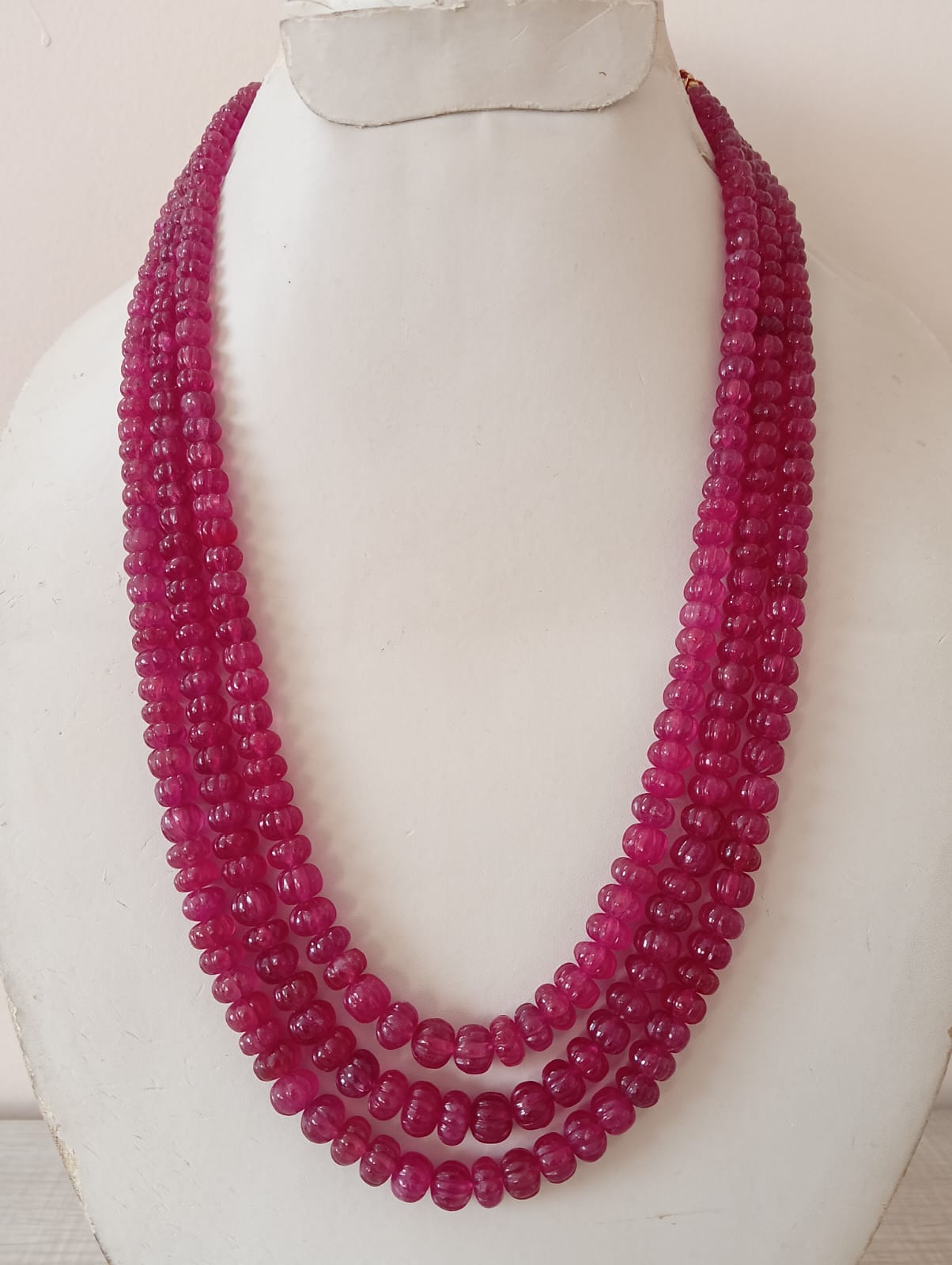 Natural Ruby Carved Melons