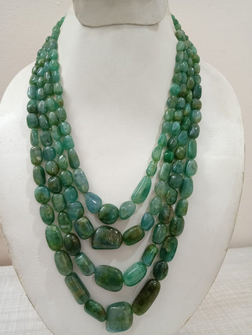 Natural Zambian Emerald Smooth Tumbles